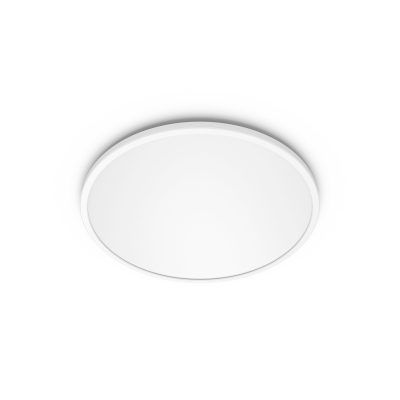 Philips SuperSlim LED IP44 2 700 K Ø 24,5 cm blanc