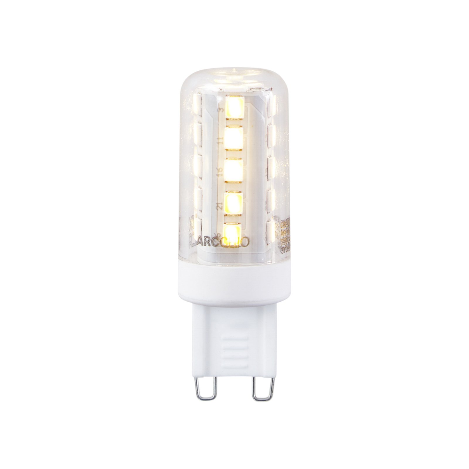 Ampoule LED Arcchio, G9, 2.700 K, 2 W, claire, 370 lm
