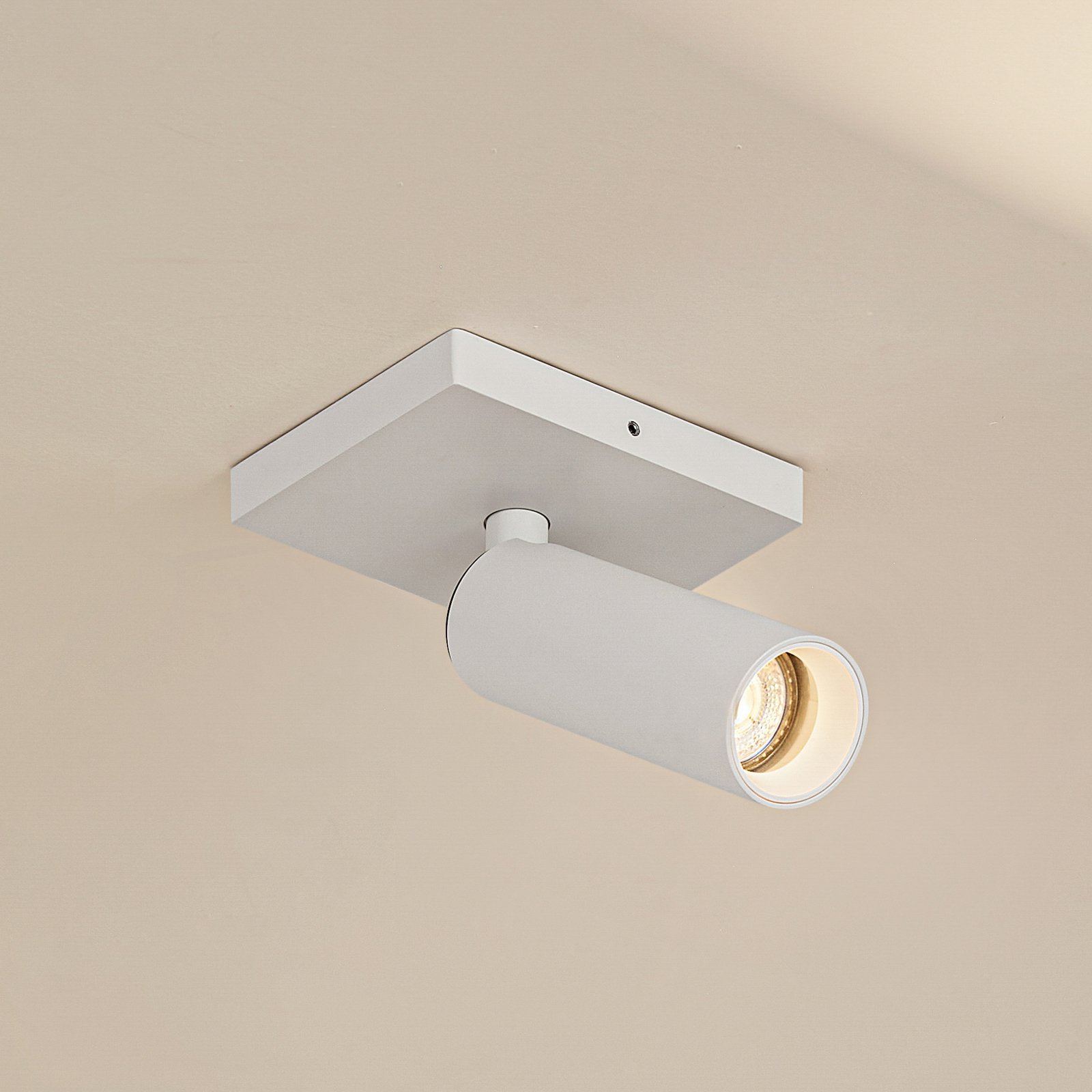 Arcchio Spot pour plafond Brinja Slim, blanc, à 1 lampe, GU10 MR11