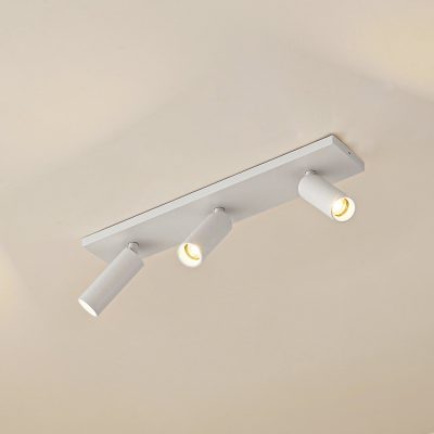 Arcchio Spot pour plafond Brinja Slim, blanc, à 3 lampes, GU10 MR11
