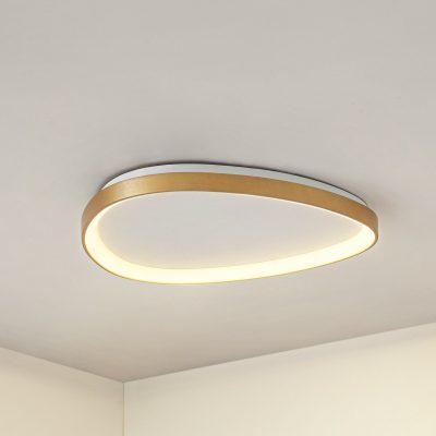 Plafonnier LED Lucande Asken, 61 cm, doré, CCT, à intensité variable