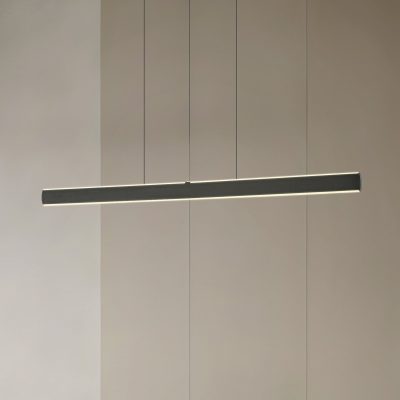 Suspension LED Lucande Arvon, noir, 117 cm, à intensité variable, CCT