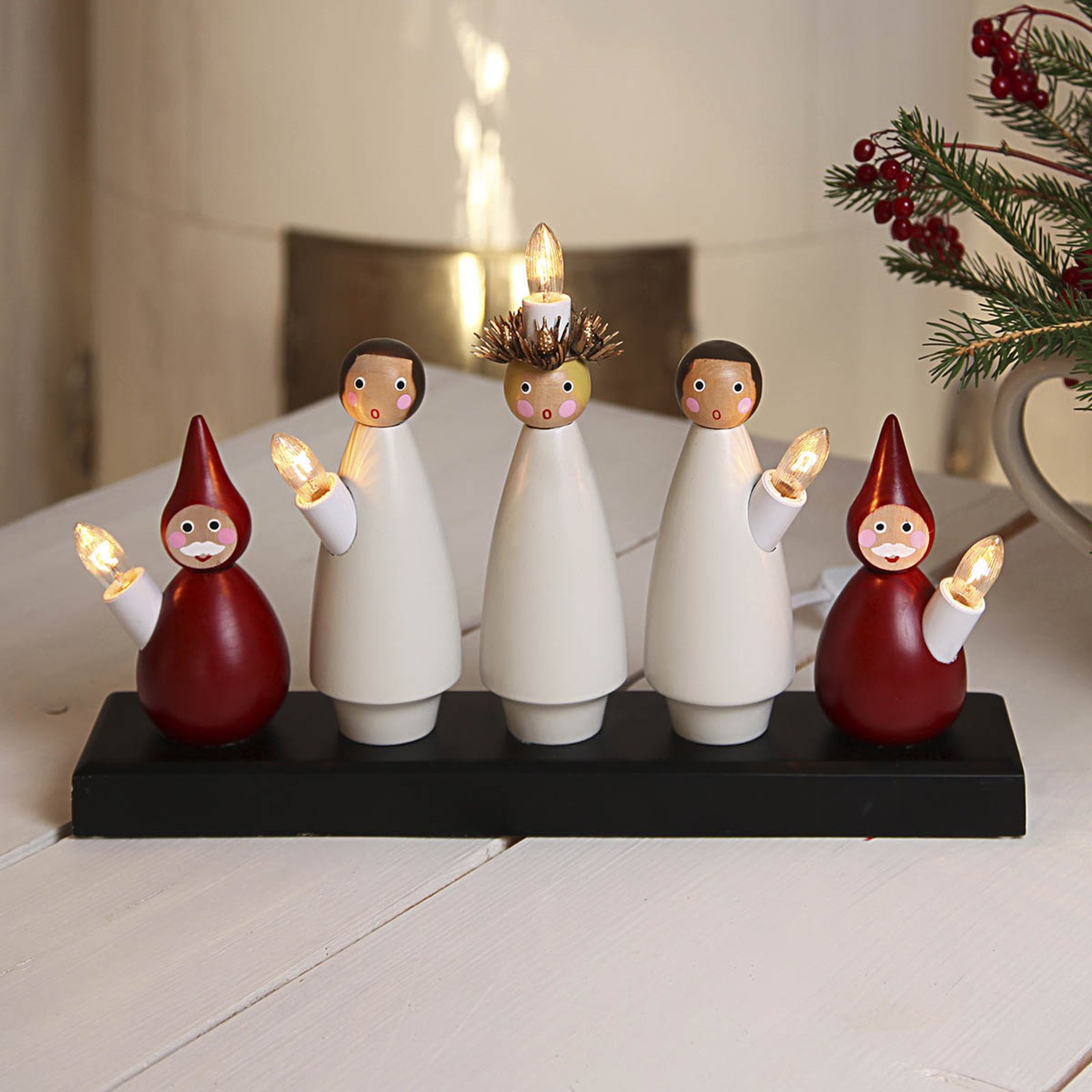 Chandelier Gustavo Luciakör à 5 lampes