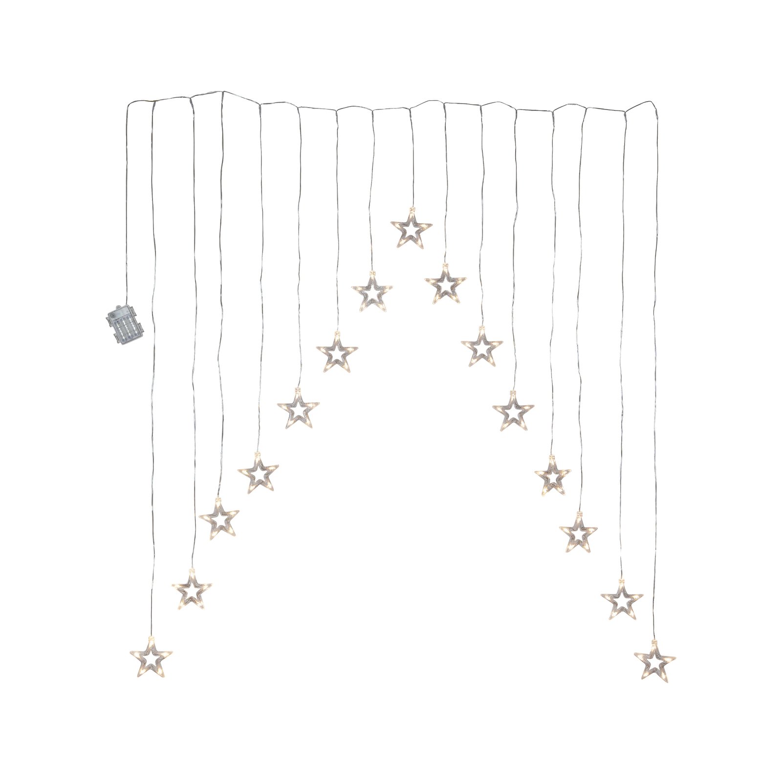 Rideau lumineux LED Decystar, à 15 lampes