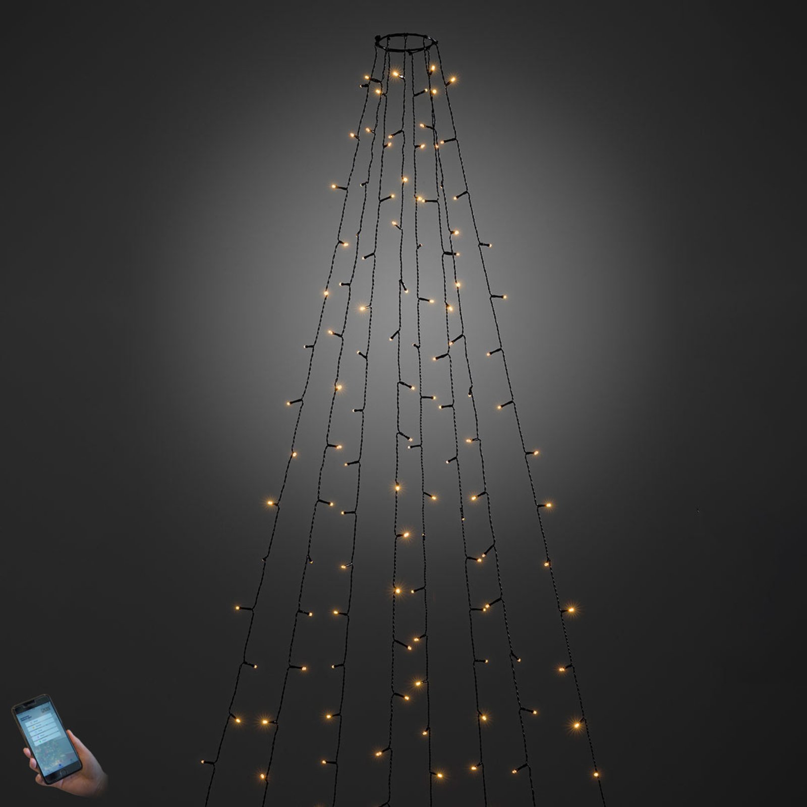 Manteau d'arbre LED extérieur 400-flg.