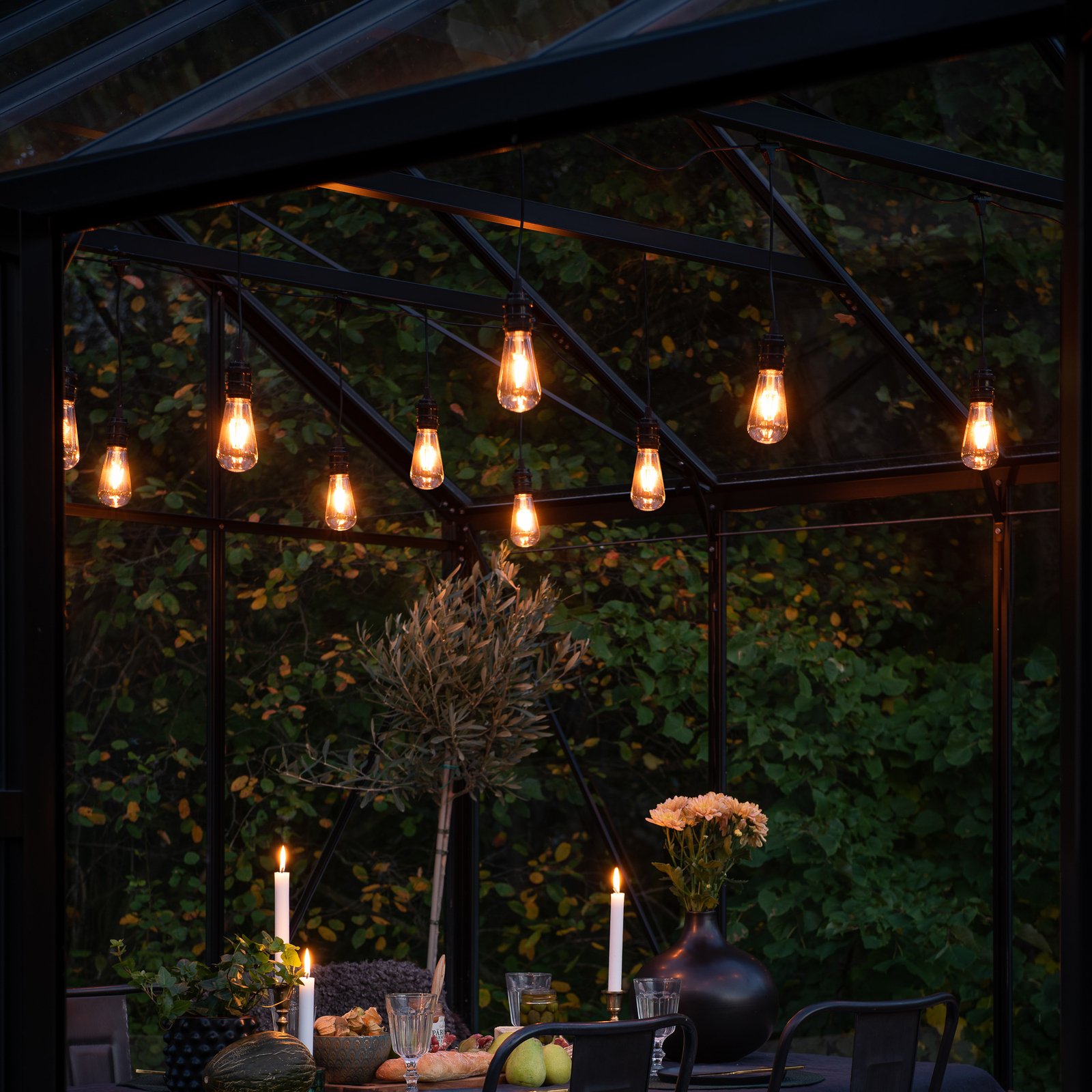 Guirlande Biergarten 2351-800 base rustique