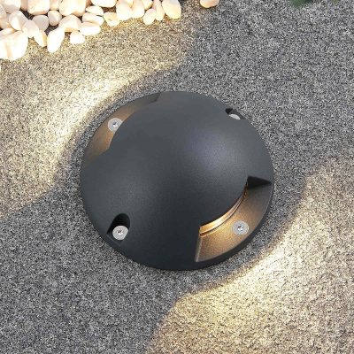 Lindby Huban, projecteur de sol LED, à 2 lampes