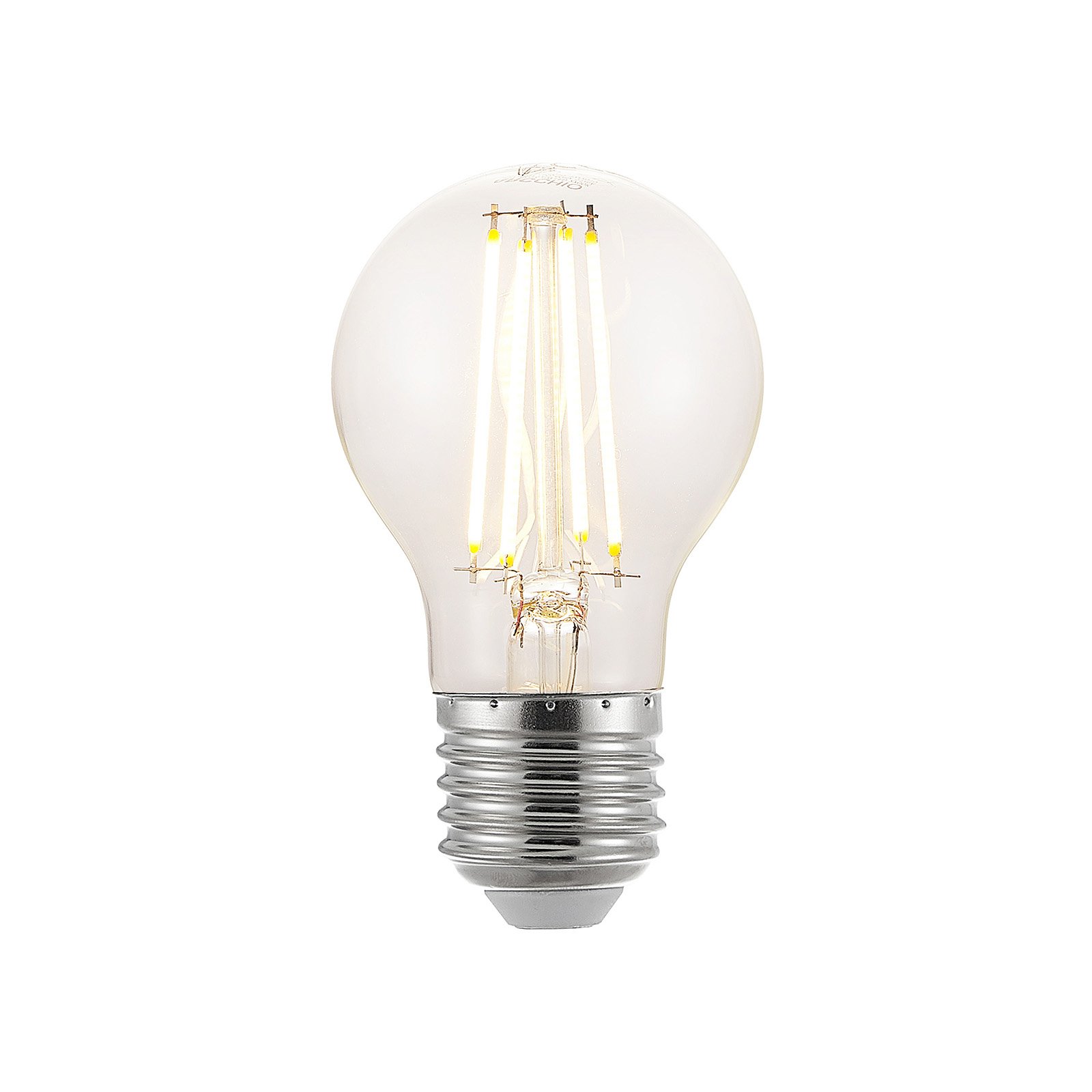 Ampoule LED à filament Arcchio, E27, 6,5W, claire, 2.700K