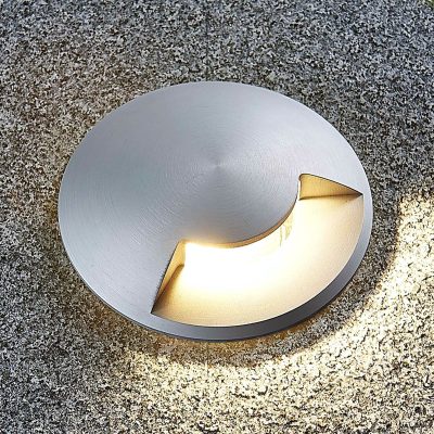 Lucande Luminaire encastré dans le sol Milara, 1 sortie de lumière, GU10